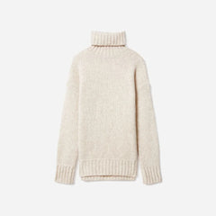 The Cloud Turtleneck | Heathered Ivory