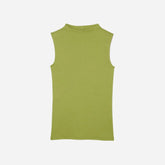 The Pima Micro-Rib Funnel-Neck Tank | Pepper