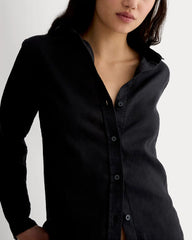 The Must-Have Shirt in Linen | Black