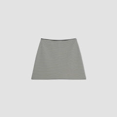 The Dream Mini Skirt | Parchment / Black
