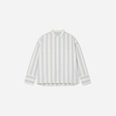 The Boxy Oxford | Blue / White