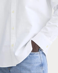 The Slim Oxford Shirt | White | Tall