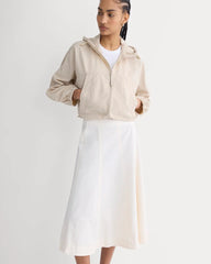 Seamed Midi Skirt | Bone