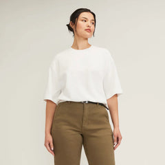 The Premium Weight Relaxed Tee | White