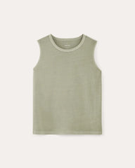 The Boyfriend Tank in Essential Cotton | Seagrass