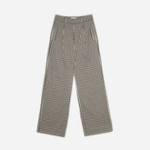 The Draper Pleated Pant in Buttersmooth | Khaki / Black | 30" Inseam
