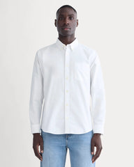 The Slim Oxford Shirt | White | Tall