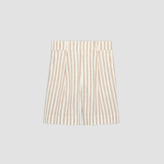 The Linen Way-High® Drape Short | Bone / Caramel