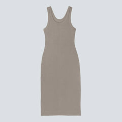 The ’90s Rib Dress | Clay