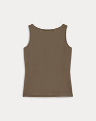The Form Boatneck Tank | Deep Taupe