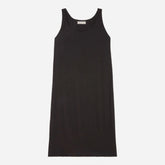 The Naia™ Ripple Tank Dress | Black