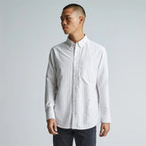 The Classic Oxford Shirt | Canvas / Mauve / Chocolate | Standard