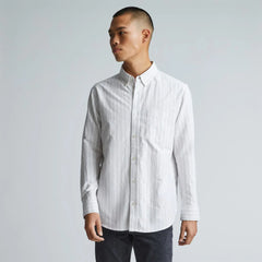 The Classic Oxford Shirt | Canvas / Mauve / Chocolate | Standard