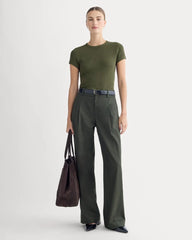 Shrunken Tee in Cozy Waffle | Heather Beech