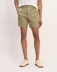 The Pull-On Performance Chino Short | Pale Green