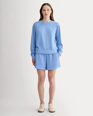 The Off-Duty Long-Sleeve Tee | Granada Sky Blue Garment Dye