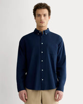 The Washed Poplin Shirt | Navy