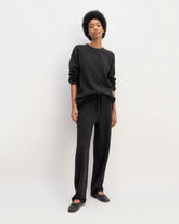 The Cozy-Stretch Straight-Leg Sweatpant | Charcoal