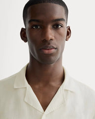 The Resort Shirt in Linen | Natural Chambray