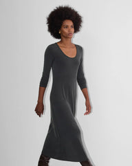 The Maddie Dress in Butterknit | Black