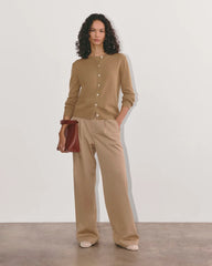 The Classic Cardigan in Cashmere | Tiger's Eye