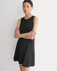 Drop Waist Mini Dress | Black