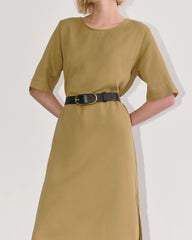 The Relaxed T-Shirt Dress in Buttersoft | Fennel Seed