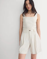 Tailored A-Line Short | Birch