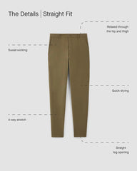 The Straight Fit Performance Chino | Uniform | Trench Coat Khaki | Straight