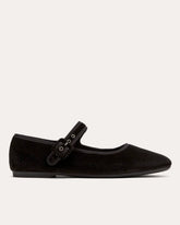 The Day Buckle Mary Jane | Black Velvet