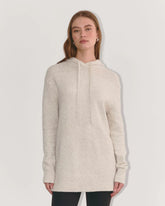 The Oversized Hoodie in Plush Cotton | Heathered Oat