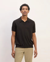 The No-Sweat Polo | Black