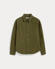 The Canvas Organic Cotton Overshirt | Olive