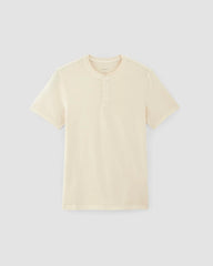 The Essential Organic Garment-Dyed Henley | Parchment