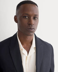 Soyeux Linen Linen Blazer | Black