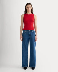 The Tank in Ultrasoft Merino | Classic Red