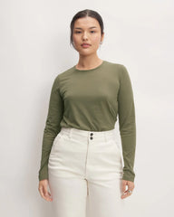 The Organic Cotton Long-Sleeve Crew | Kalamata