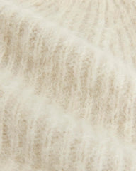 Plush Alpaca Beanie | Bone