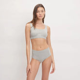 The Cotton High-Rise Hipster | Heathered Grey
