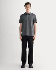 The Startup Polo | Black Chambray