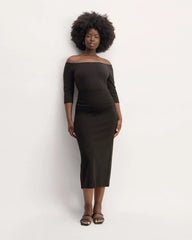 The Form Off-Shoulder Top | Black