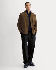 Fine Wale Corduroy Chore Blazer | Cocoa