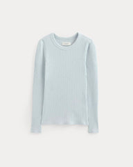 The Cozy Rib Long-Sleeve Tee | Skywriting