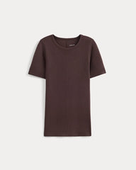 The Luxe Rib Crew | Coffee Bean