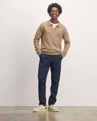 The Classic Polo in Luxe Merino | Oat Melange