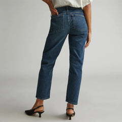 The Low-Rise Shortie Jean | Dark Ink