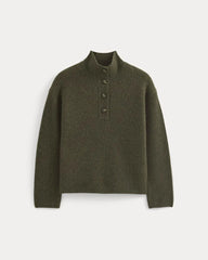 The Cocoon Henley in Wool Cashmere | Heather Beech