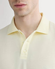 The Pique Polo | Light Yellow