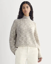 Rollneck Sweater | Bone/Trench Coat Twist