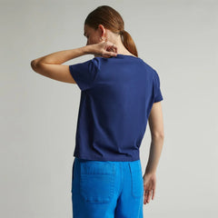 The Box-Cut Tee in Essential Cotton | Ocean Cavern | No Pocket